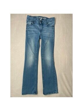 Cat & Jack Bootcut Jeans Size 7 – Super Stretch Blue Denim Kids Pants